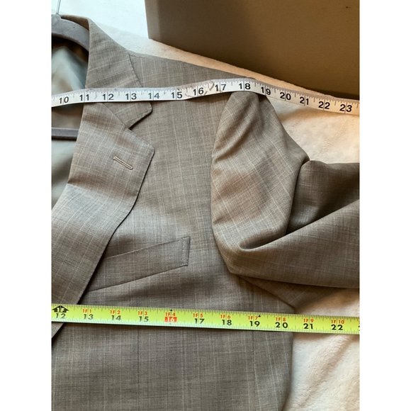 Ermenegildo Zegna Sz.50 C Blazer Sport Coat High Performance Wool and Silk Plaid - Picture 4 of 14